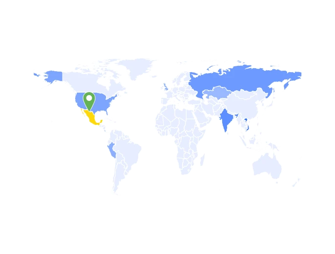 mexico map,mexico data,tendata,import export data