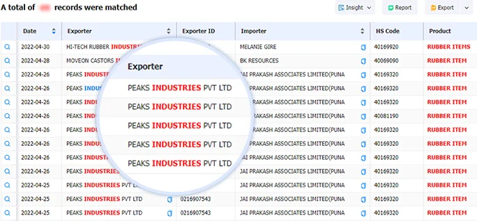 export import data